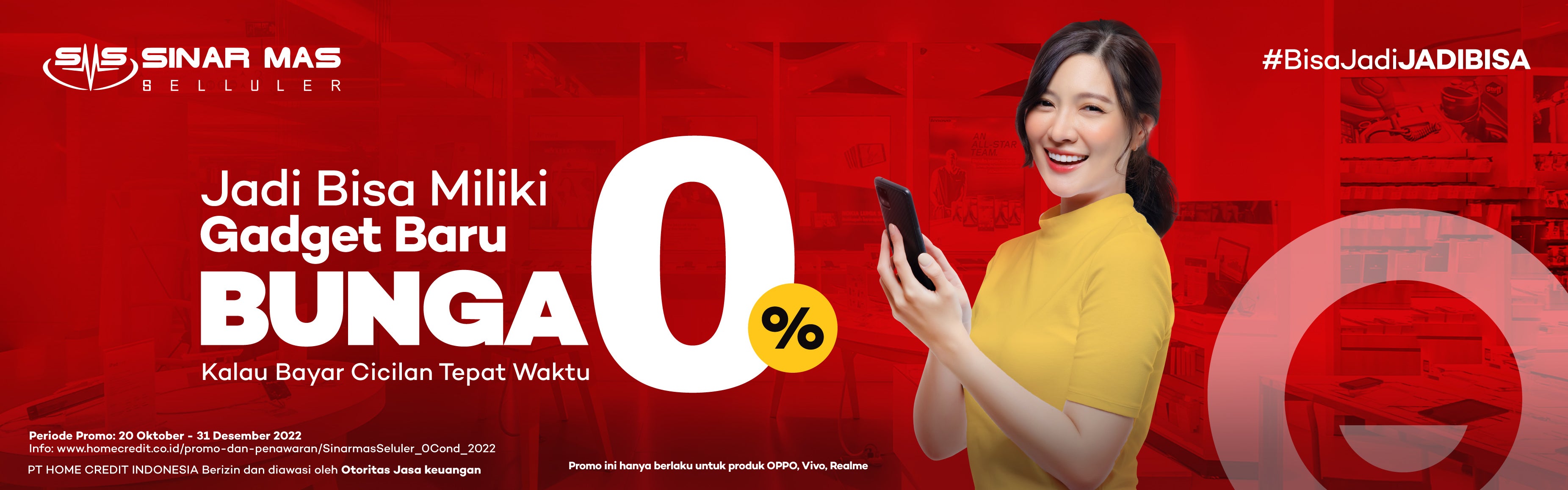 Beli Smartphone Di Sinarmas Bisa Dapet Bunga 0% - Home Credit